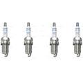 4 Bosch Zündkerzen FR5KPP332S für Audi A3 A4 Seat Leon Skoda Octavia VW Golf VI