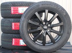 VW Bus T5 T6 6.1 Caravelle Satz Räder Alufelgen P69 schwarz Hankook Winterreifen