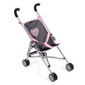 Bayer Chic 2000 Mini-Buggy Puppenwagen Kinderwagen ROMA Melange grau-navy