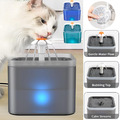 2L HAUSTIER TRINKBRUNNEN KATZEN HUNDE WASSERSPENDER AUTOMATISCH MIT LED LICHT