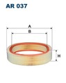 Luftfilter Motorluftfilter Filter für Mercedes SL W126 1985-1996 Filtron Ar037