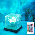 Ocean Wave Projector Light 16 Colors Midnight Aura Aurora Glow Lamp Home Office