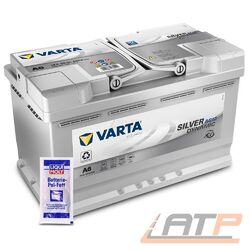 VARTA AUTOBATTERIE 12V 80Ah STARTERBATTERIE 800A xEV A6 INKL 10g BATTERIEPOLFETTSOFORT EINSATZBEREIT-PREIS ENTHÄLT 7,50 € BATTERIEPFAND