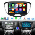 9" CarPlay Android 13 Autoradio WIFI GPS NAVI FM 2+64G Für Hyundai I10 2007-2013