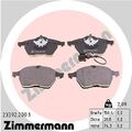 Bremsbelagsatz Scheibenbremse Zimmermann für VW Polo + Golf 1997-13 23392.200.1