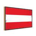 Holzschild 30x20cm Flagge Österreich Deko Geschenk