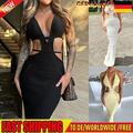 Women Halter Maxi Dress Sexy Backless Slim Fit Dress Y2K Night Party Summer Wear