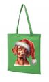 Tragetasche Einkaufstasche Beutel Tasche Hund Tiermotiv Weihnachtstasche