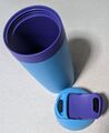 TUPPERWARE COFFEE TO GO BECHER THERMOBECHER - BLAU/TÜRKIS