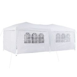 Pavillon 3x6m Pop Up Partyzelt Gartenzelt Wasserdicht Faltpavillon  UV Schutz