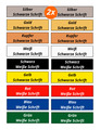 2er Set Klingelschild Türschild Namenschild Briefkastenschild Gravur Klebend 