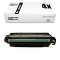 4x Toner für HP LaserJet Pro 500 color MFP M 570 wie BLACK