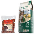 25 kg Bewi Dog Basic + 500 g Canius Nogas Rind