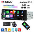 Android 13 DAB+ Carplay 1 DIN 2+32G Autoradio Mit Bluetooth GPS Nav RDS SWC +KAM