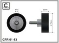 Umlenk-/Führungsrolle Keilrippenriemen CAFFARO 01-13 für E46 Z3 BMW E36 3er 316