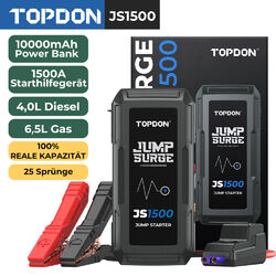 TOPDON Auto KFZ Starthilfe Jump Starter Booster Powerbank JS1200/JS2000/JS3000⭐⭐⭐⭐⭐Pro Verkäufer✔️Free Ruturn✔️DHL versandkostenfrei