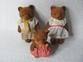 Sylvanian Families - 3 Figuren Bären Familie - Vintage Sammlerstücke # 10