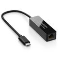 deleyCON USB C LAN Adapter USB Netzwerk Adapter Kabel DSL Gigabit USB-C auf RJ45