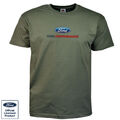 T-Shirt FORD oval Logo licensed Design Mustang US-Car  Racing retro *0016 oliv