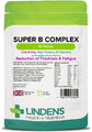 Lindens Super Vitamin B Komplextabletten B1 B2 B3 B5 B6 B9 B12 Biotin