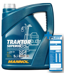 5L Mannol Traktor Superoil Motorenöl 15W-40 API SG/CD ÖL 15W40 Motoröl 5 Liter
