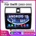 Für Suzuki Swift 2003-2010 Android 12 Autoradio GPS Navi Wireless Carplay 2+32G