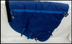 Back on Track, Decken Halsteil Winter 330g mit Flieskragen Top Qualität Blau neu