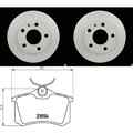 HELLA PAGID BREMSENSET 245mm HINTEN passend für AUDI A4 8E B6 B7 + SEAT EXEO 3R