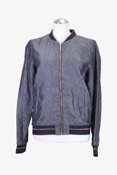 Ted Baker Damen Jacke Gr. 34 Blau Bomberjacke Jacke Freizeit Alltag Jacket