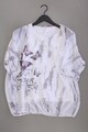 estelle jolie Oversize-Bluse Classic Bluse für Damen Gr. 44, XL 3/4 Ärmel weiß
