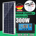 300W 12V Flexibles Solarmodul Solarpanel Monokristallin PV für Wohnmobil Camping