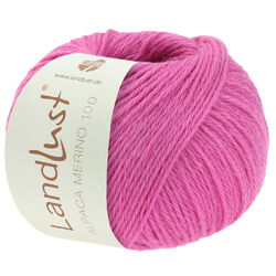 Wolle Kreativ! Lana Grossa - Landlust Alpaka Merino 100 - Fb. 314 pink 50 g