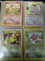 Pokemon Sammlung Glumanda Pikachu etc Base Set 8 Stück