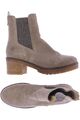 Tamaris Stiefelette Damen Ankle Boots Booties Gr. EU 39 Leder Beige #dqtlk7k