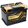 Autobatterie Eurostart Gold SMF 60Ah 600A/EN Starterbatterie TOP Angebot GELADEN