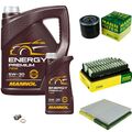 MANN Inspektionspaket 6 L MANNOL Energy Premium 5W-30 für KIA Rio III 1.4 CVVT