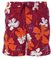 Shiwi Herren Badeshorts Shorts Badehose Boardshorts Blumen Rot L K995