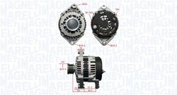 MAGNETI MARELLI Lichtmaschine Generator Lima 063735380010 für OPEL ANTARA L07