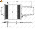 Kühler Klimaanlagen – Kondensator 35049 NRF für VW SEAT