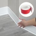 Weichsockelleiste PVC Selbstklebend Eckleiste Sockelleiste Bodenleiste 10cm x 6m