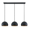 Lindby Tarjei Pendelleuchte Hängeleuchte Deckenlampe Leuchte 120cm schwarz-gold