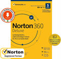 NORTON Security 5 Geräte 2 Jahre | Norton 360 Deluxe + VPN | Kein ABO 2024