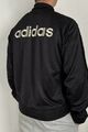 Adidas Trainingsjacke Vintage Firebird Größe M shiny schwarz Gold glänzend y2k