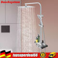 Duschsystem mit Thermostat Duscharmatur Regendusche Duschset Handbrause Chrome