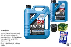 MANN-FILTER Ölfilter 6 L Liqui Moly Longtime High Tech 5W-30 für KIA Rio II