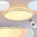 LED Decken Lampe rund weiß Wohn Zimmer Leuchte Fernbedienung Nachtlicht dimmbar