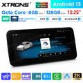 10,25" Android 13 Autoradio Octa Kern 8+128G GPS Navi für MERCEDES-BENZ C117 NTG