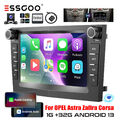 Carplay Autoradio Android 13 GPS NAV Cam 32G Für Opel Astra H Antara Corsa Combo