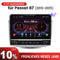 【4G LTE】4+64G 10.1" Carplay Für Passat B7 2010-2015 Android13 Autoradio GPS Navi