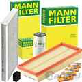 MANN FILTER INSPEKTIONSPAKET passend für 1.6+1.8+2.0 16V FORD FOCUS 1 TOURNEO